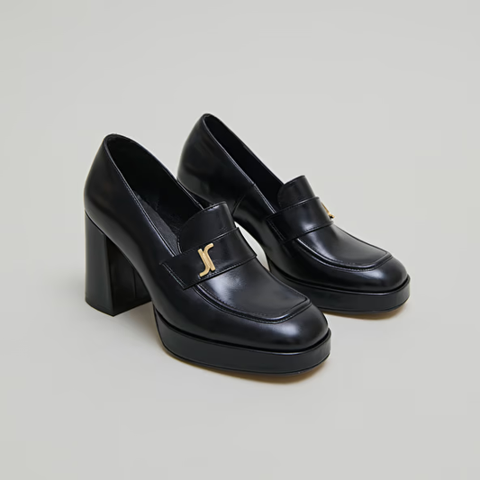 Mocassins avec monogramme