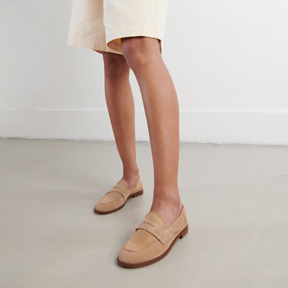 Mocassins à bouts ronds