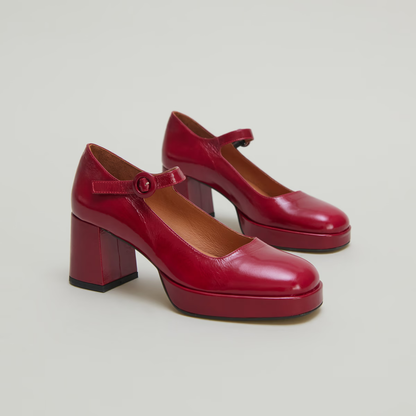 Babies à talons et brides uniques