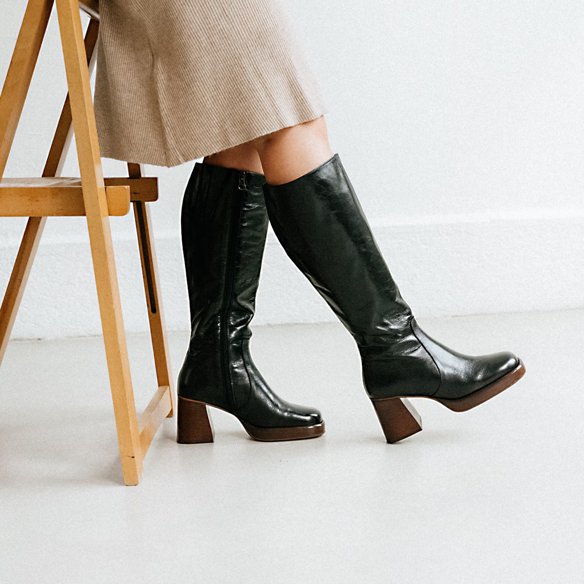 Bottes à plateformes