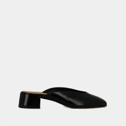 Mules à petits talons